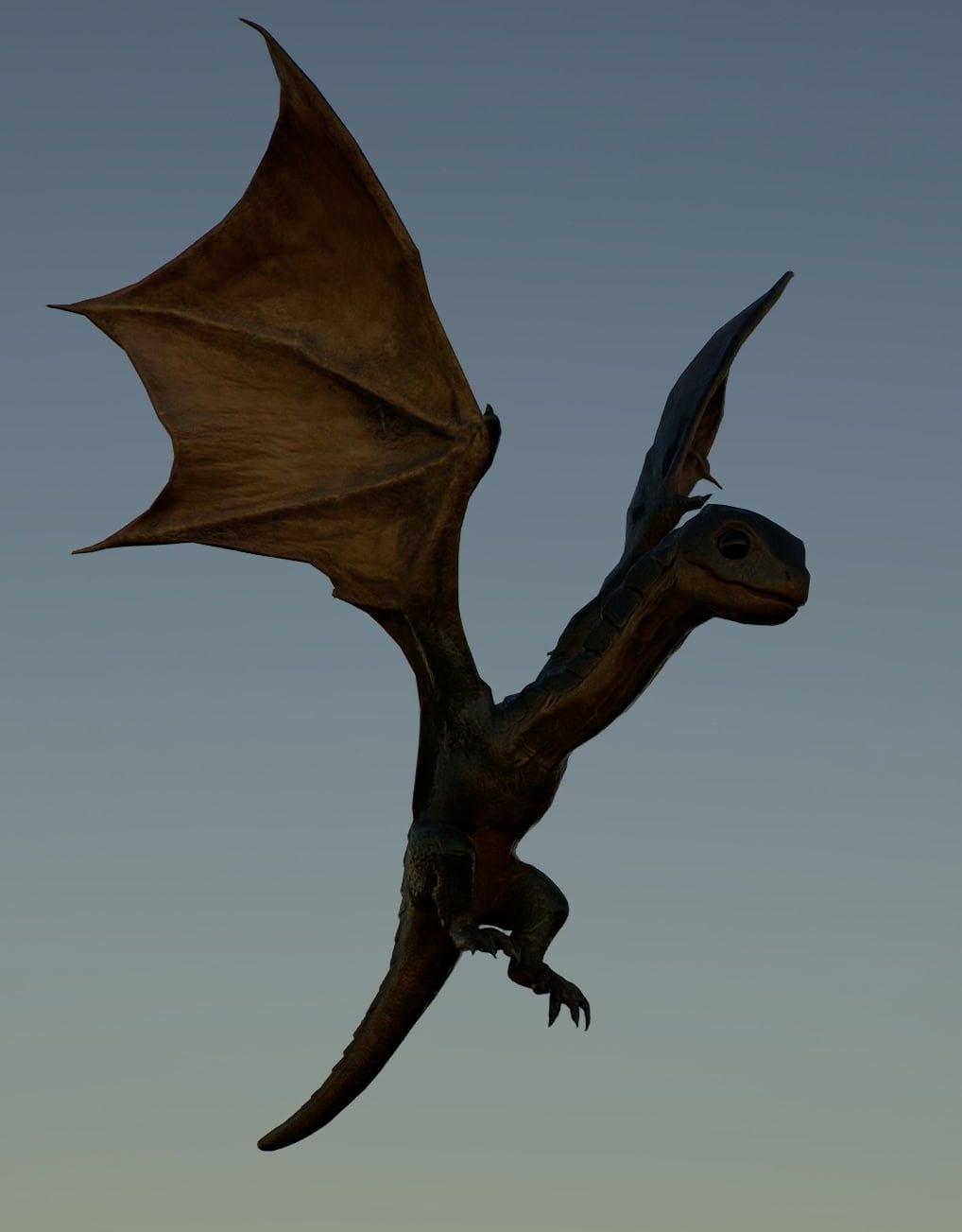 Baby Wyvern after hatching