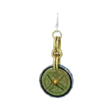 Engraved Gold Earring