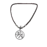 Engraved Silver Necklace