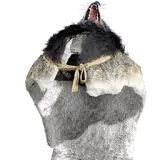 Ashen Wolf's Leather Cloak