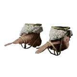 Barbarian Leather Greaves