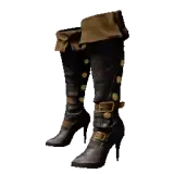 Crimson Warden's Leather Boots