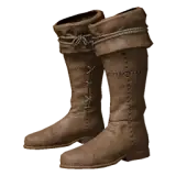 Flame Knight's Leather Boots