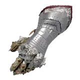 Frozen Heart Plate Gloves