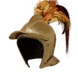 Golden Free Company's Plate Helm