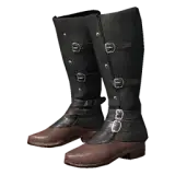 Grey Rhegis Leather Boots