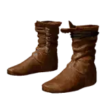 Low-heeled Leather Boots