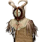 Sunset Reed Leather Cloak