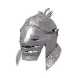 Wells Rebel's Silver Plate Helm