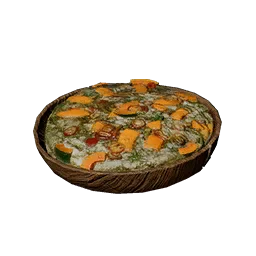 Bolo de arroz com legumes farto