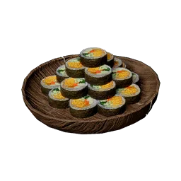 Rouleau de céréales à l'œuf garni