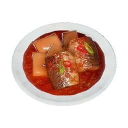 丰盛的炖蔬菜鱼