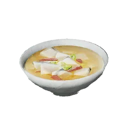 丰盛的清汤菜肴