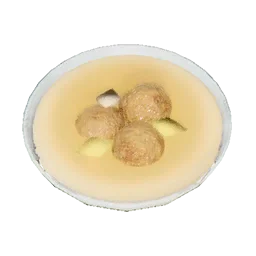 Sopa de albóndigas generosa