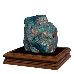 Piedra decorativa de escamas de dragón azul