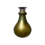 Glazed Clay Water Bottle