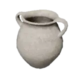 Gray Two-Handled Jar
