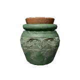 Green Jar-Shaped Water Bottle