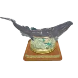 Humpback Whale Glass Art