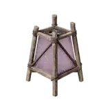 Lilac Pavilion Glass Lamp