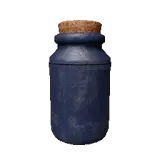 Long Blue Water Bottle