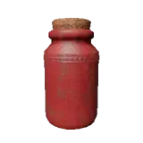 Long Crimson Water Bottle