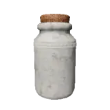 Long White Water Bottle