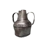 Old Two-Handled Iron Water Bottle