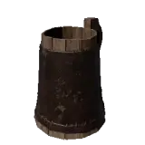 Old Wooden Beer Mug