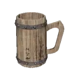 Plain Wooden Beer Mug