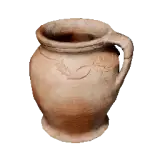 Red One-Handled Jar