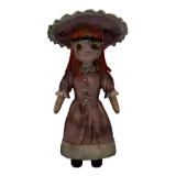 Simple Brown Bonnet Doll