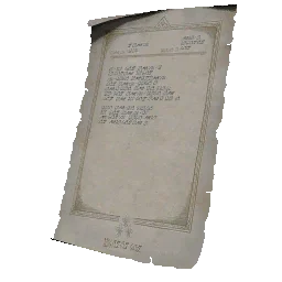Zapis z ruin Stonemire nr 2