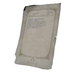 Zapis z ruin Stonemire nr 3
