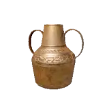 Two-Handled Brass Container