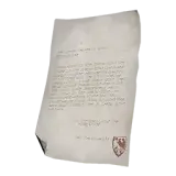 Unsealed Secret Letter