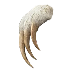 Garras de Oso blanco escarchado