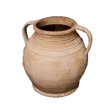 Worn Two-Handled Jar