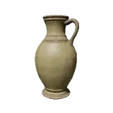 Yellow-Glazed Water Bottle