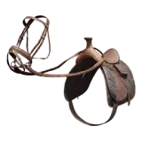 Shabby Horse Saddle