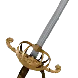 Brass Rose Rapier