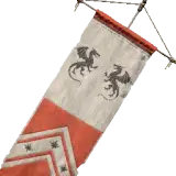 Medium Wyvernflames Banner Pike