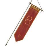 Small Flame Knights Banner Pike